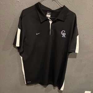 Nike Colorado Rockies Performance Polo Shirt